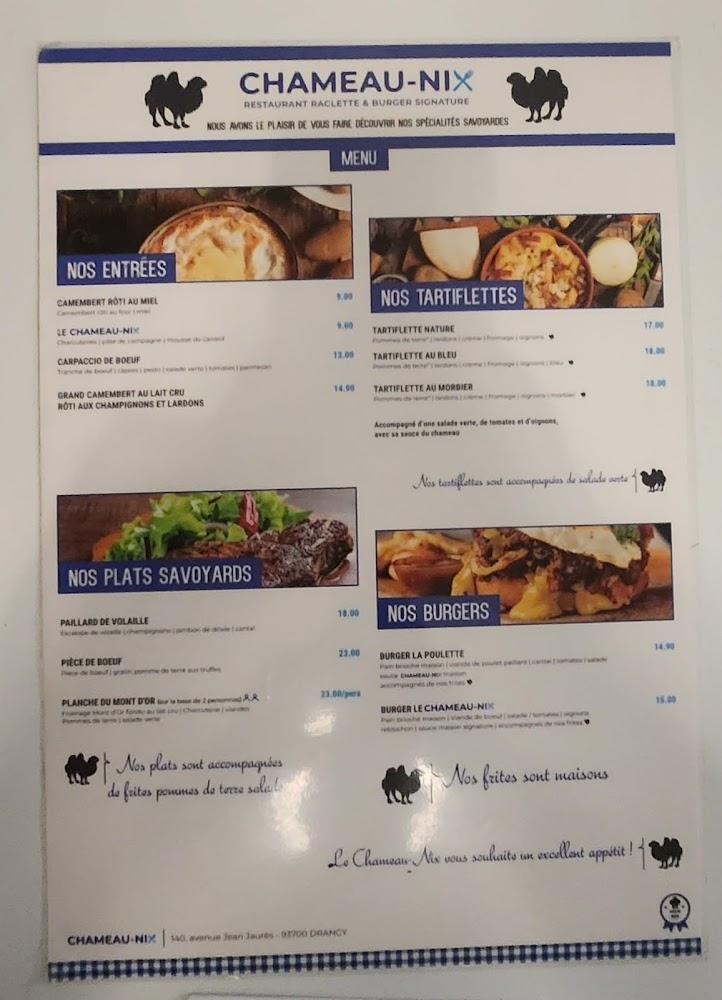 Chameau-Nix - Menu Image 2